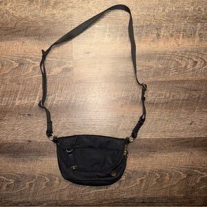 Lululemon Athletica Black Crossbody Bag with Adjustable Strap